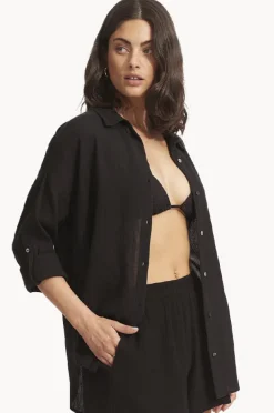Women Seafolly Classic Beach Shirt