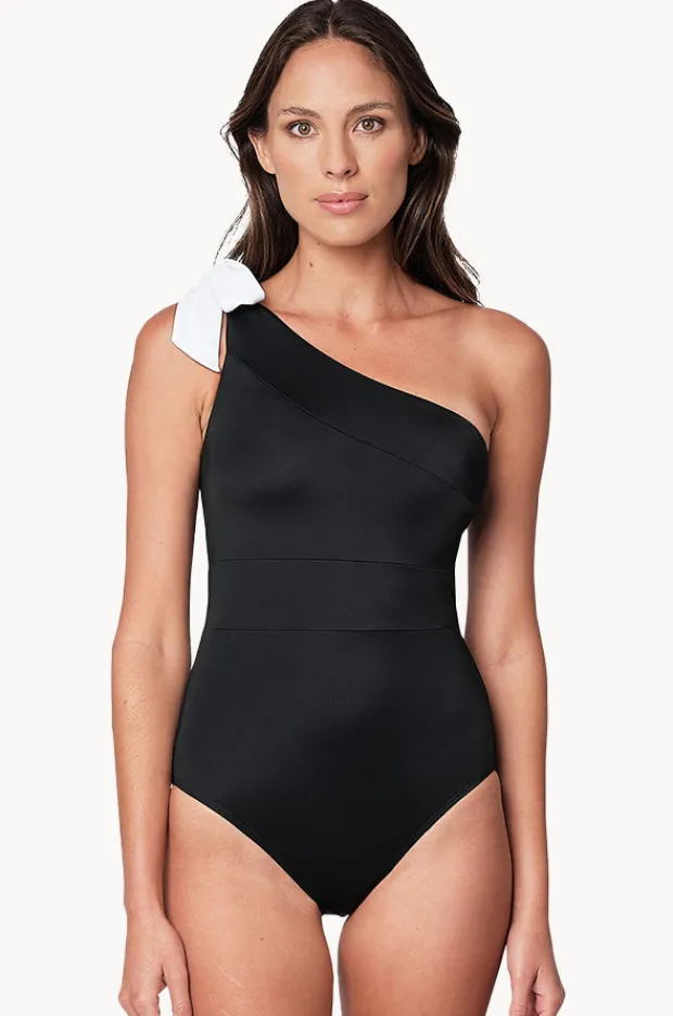 Women Une Piece Classic One Shoulder One Piece