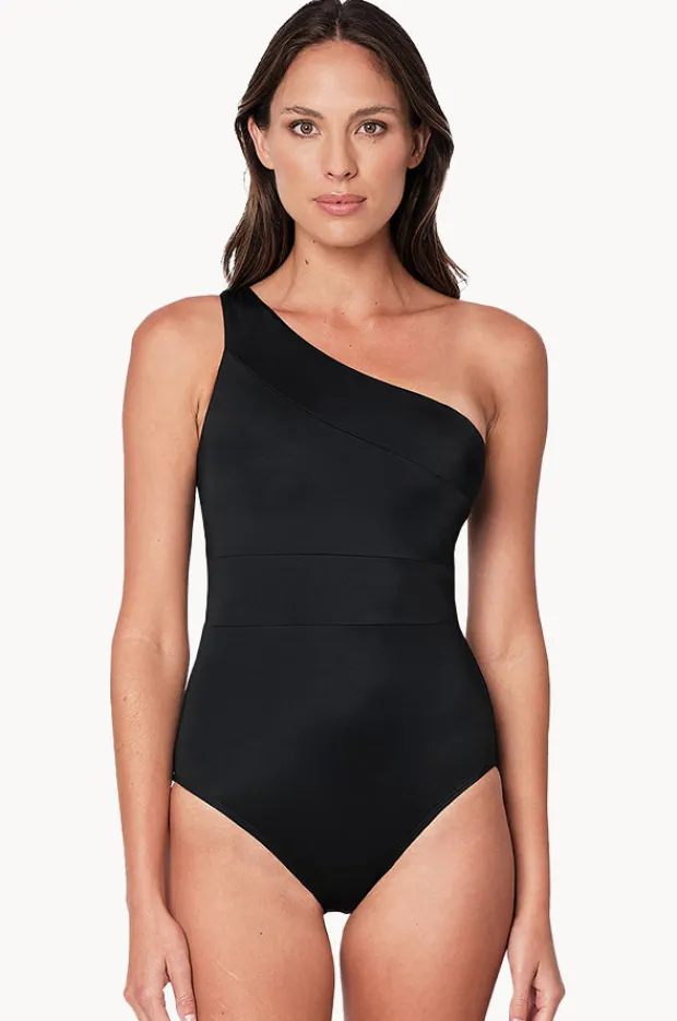Women Une Piece Classic One Shoulder One Piece
