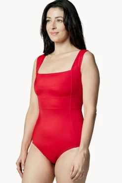 Women Une Piece Classic Square Neck One Piece