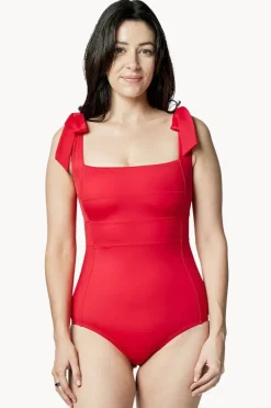 Women Une Piece Classic Square Neck One Piece