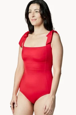 Women Une Piece Classic Square Neck One Piece