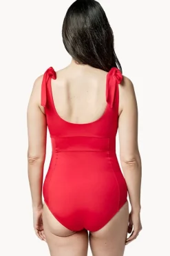 Women Une Piece Classic Square Neck One Piece