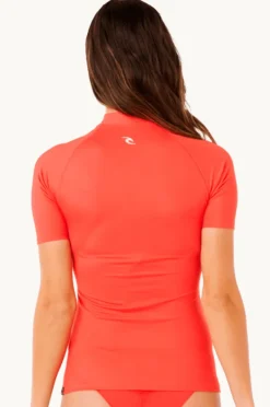 Women Rip Curl Classic Surf Short Sleeve Suntop