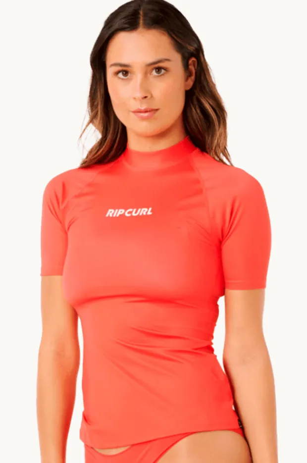 Women Rip Curl Classic Surf Short Sleeve Suntop
