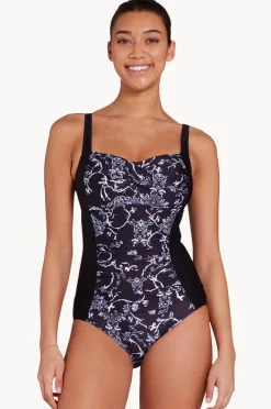 Women Zoggs Classique Ruched Front One Piece