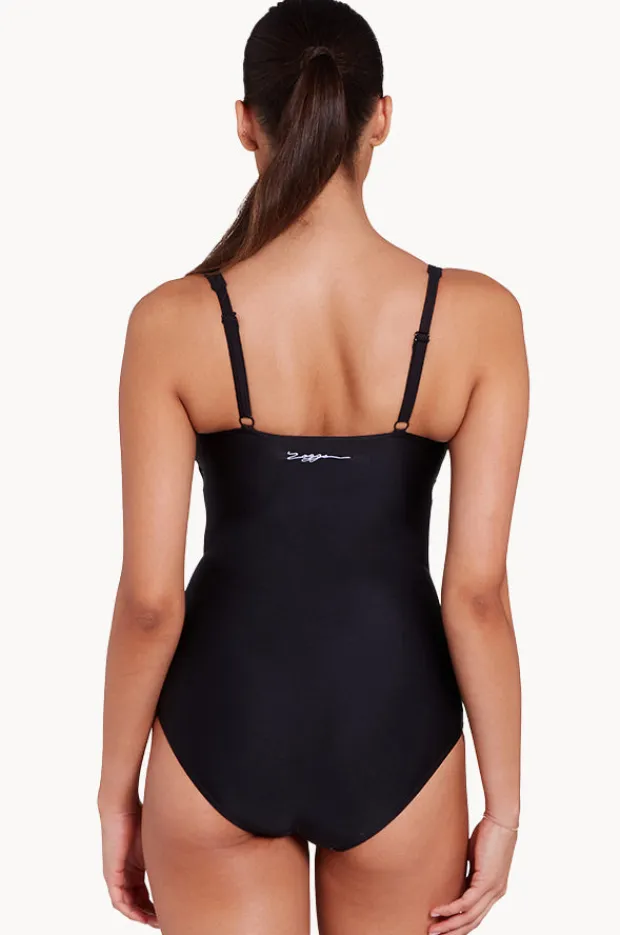 Women Zoggs Classique Ruched Front One Piece