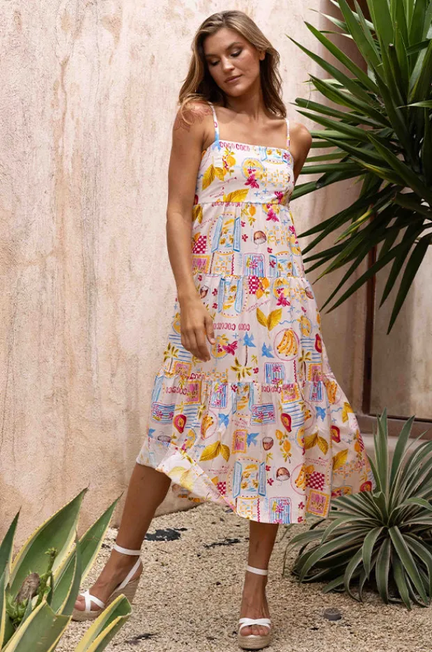 Women Go Girl Coco Vacay Ellie Midi Dress