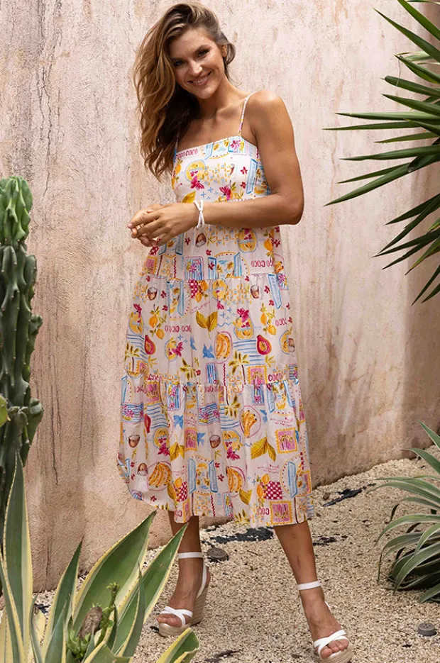 Women Go Girl Coco Vacay Ellie Midi Dress
