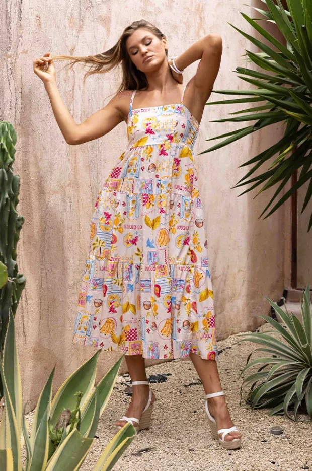 Women Go Girl Coco Vacay Ellie Midi Dress