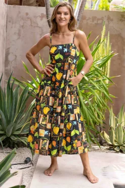 Women Go Girl Coco Vacay Ellie Midi Dress