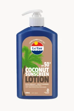 Women Le Tan Coconut Sunscreen SPF50+ 500ml