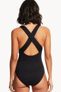 Women Seafolly Collective Cross Back One Piece