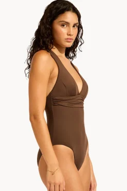 Women Seafolly Collective Cross Back One Piece