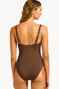 Women Seafolly Collective Ruched Underwire One Piece
