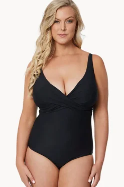 Women Moontide Contours F/G Cup Wrap Front One Piece