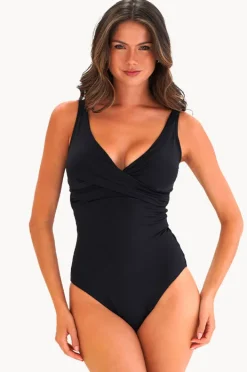 Women Moontide Contours F/G Cup Wrap Front One Piece