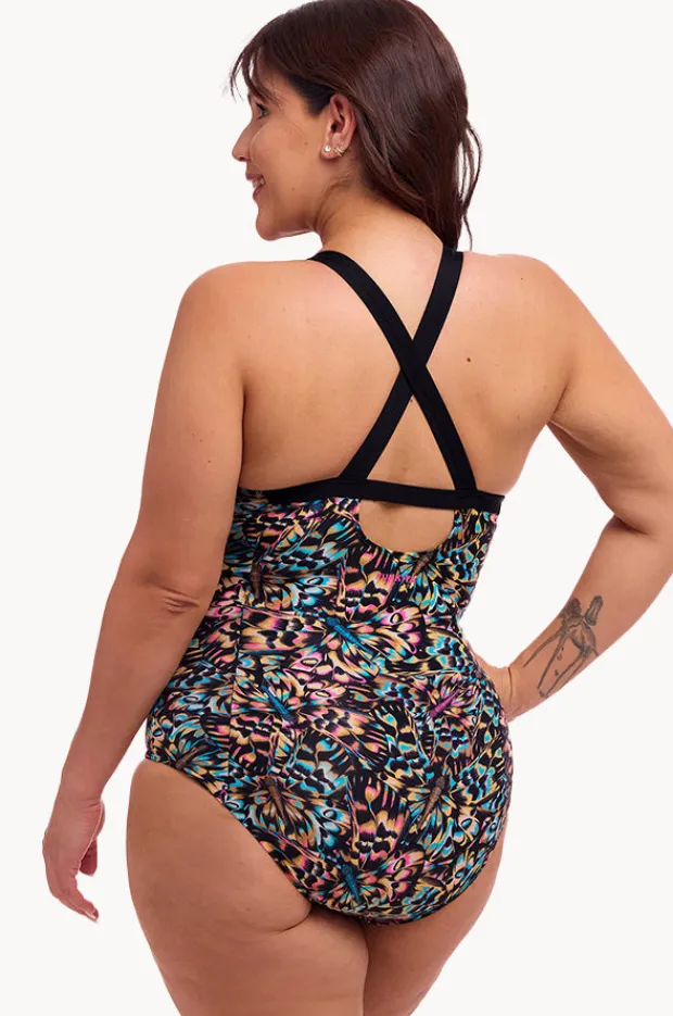 Women Funkita Copper Cluster Brace Me Back One Piece