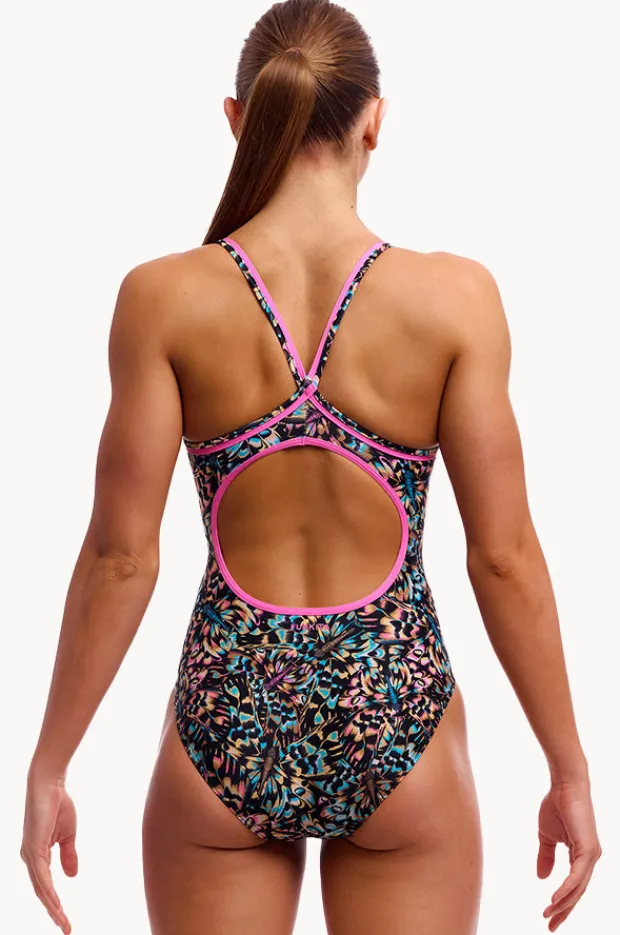 Women Funkita Copper Cluster Diamond Back One Piece