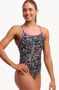 Women Funkita Copper Cluster Diamond Back One Piece