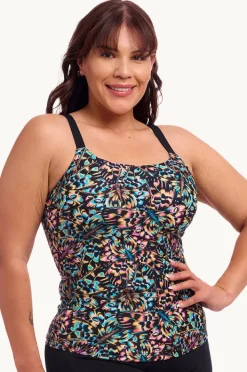 Women Funkita Copper Cluster Scoop Neck Tankini Separate