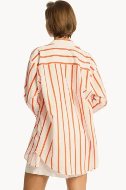 Women Sea Level Corfu Stripe Shirt