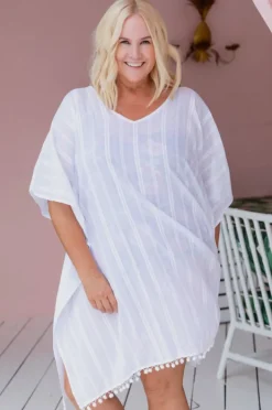 Women Capriosca Cotton V Neck Kaftan