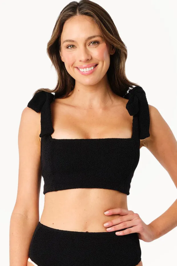Women Une Piece Crinkle Classic Square Neck Bralette