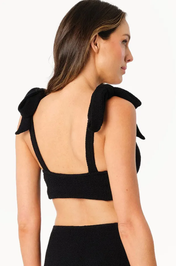Women Une Piece Crinkle Classic Square Neck Bralette