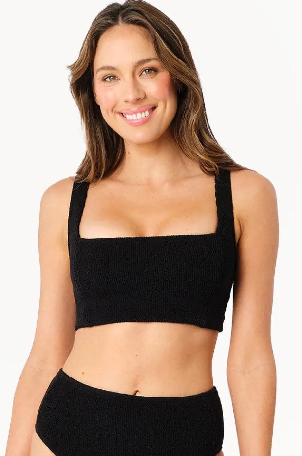 Women Une Piece Crinkle Classic Square Neck Bralette