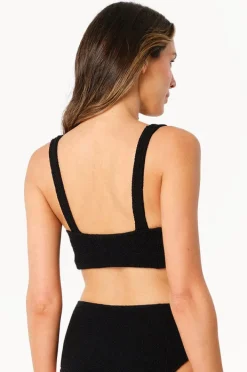 Women Une Piece Crinkle Classic Square Neck Bralette