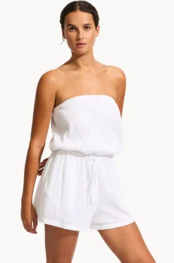 Women Seafolly Crinkle Playsuit