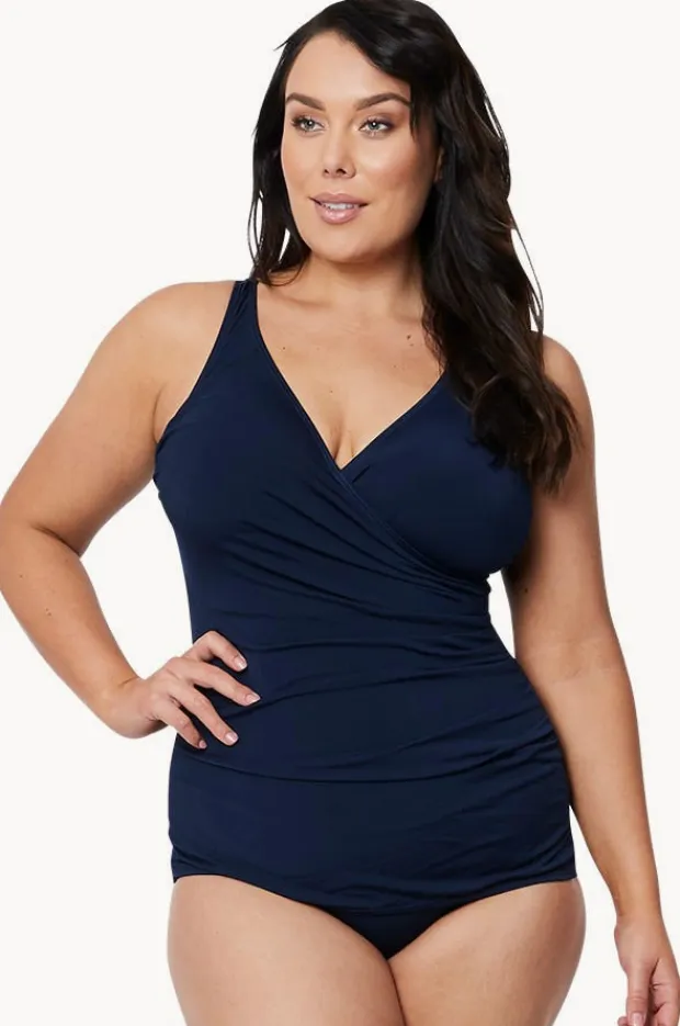 Women Poolproof Crossover Sheath One Piece