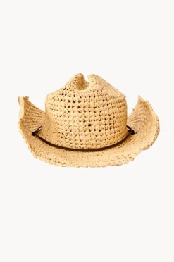 Women Rip Curl Crushable Straw Cowgirl Hat