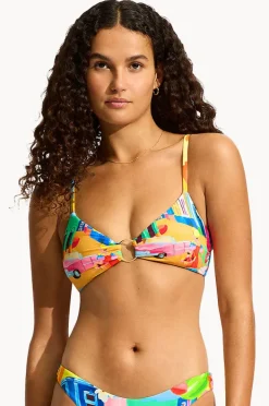 Women Seafolly Cuba Ring Front Bralette