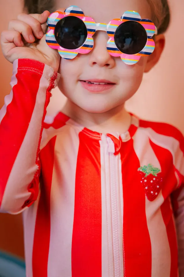 Frankie Ray Daisy Stripe Sunnies