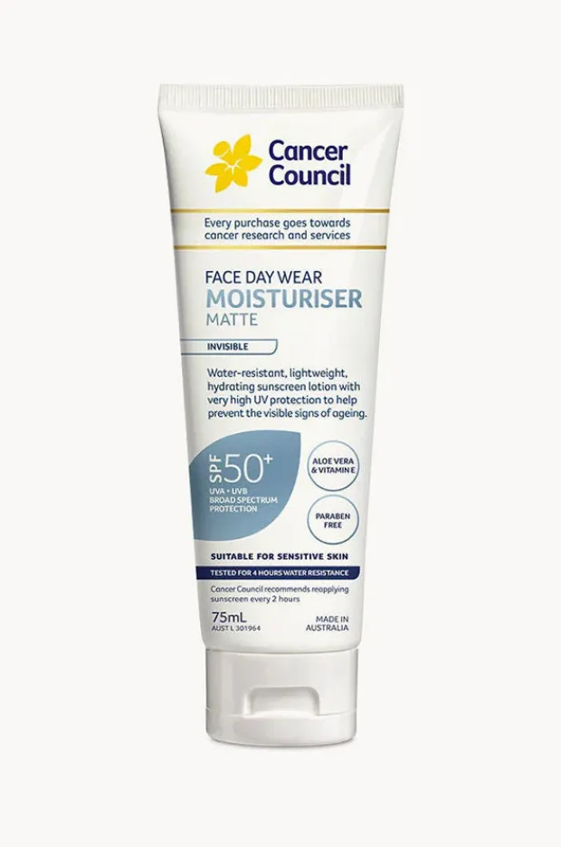 Women Cancer Council Australia Day Wear Water Resistant Sunscreen 50+ 75ml