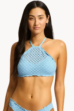 Women Seafolly Daydreamer High Neck Tank Top