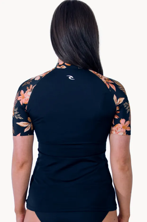 Women Rip Curl Desert Dreams Short Sleeve Suntop