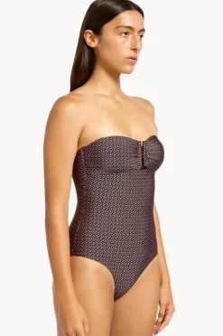 Women Jets Desert Geo Bandeau One Piece