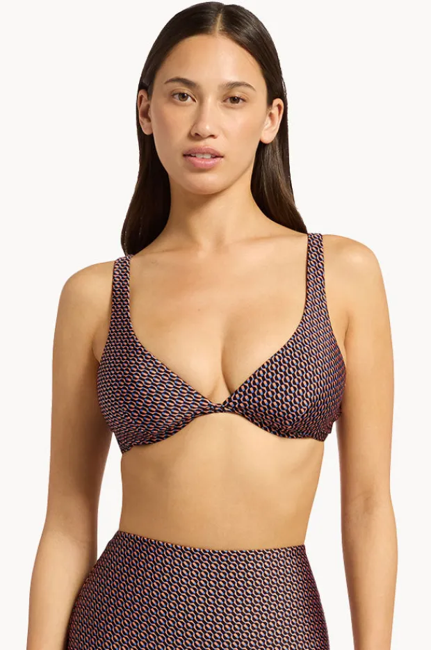 Women Jets Desert Geo Underwire Tri