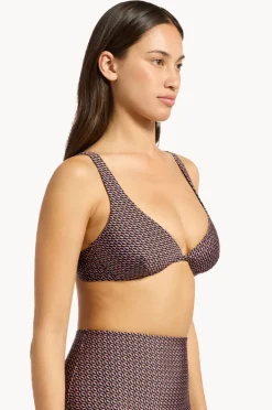 Women Jets Desert Geo Underwire Tri