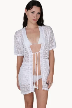 Women J.valdi Diamante Open Front Kimono