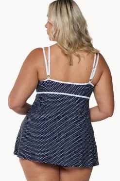 Women Capriosca Dots DD/E Cup Swim Dress One Piece