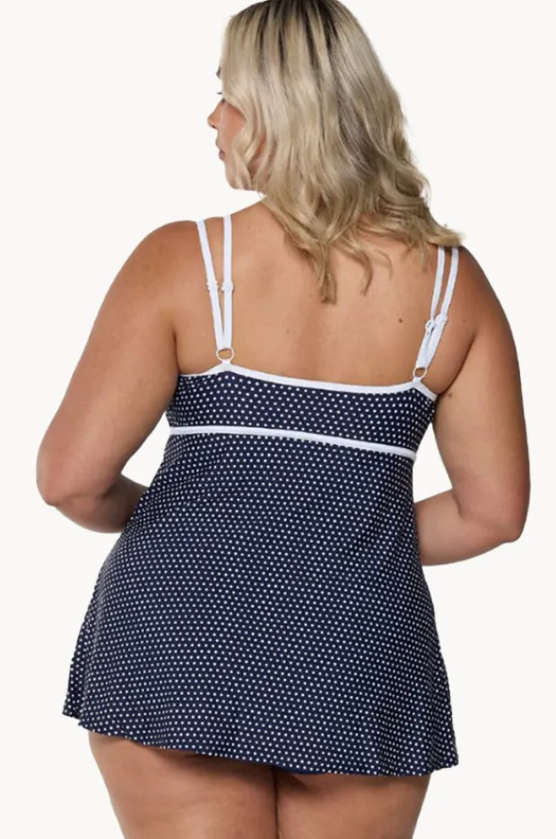 Women Capriosca Dots DD/E Cup Swim Dress One Piece