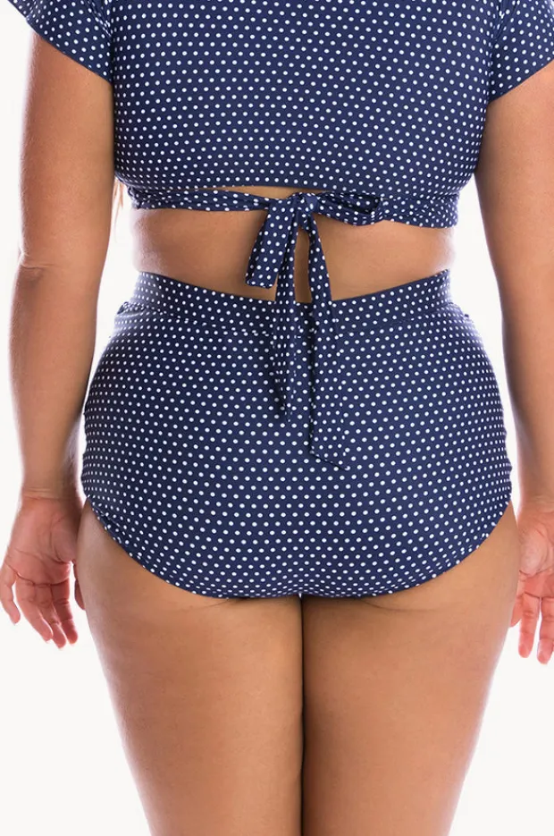 Women Capriosca Dots Ruched Skirted Pant