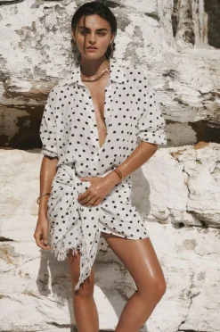 Women Sea Level Dottie Short Sarong