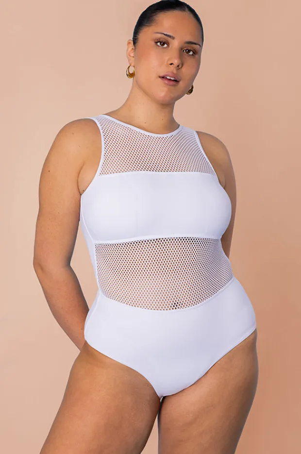 Women Sea Level Drift High Neck One Piece