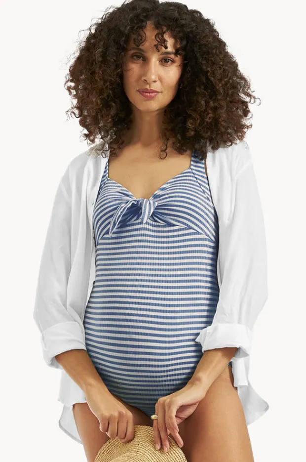 Women Ripe Maternity Dune Stripe One Piece