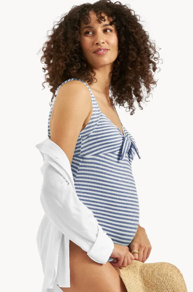 Women Ripe Maternity Dune Stripe One Piece